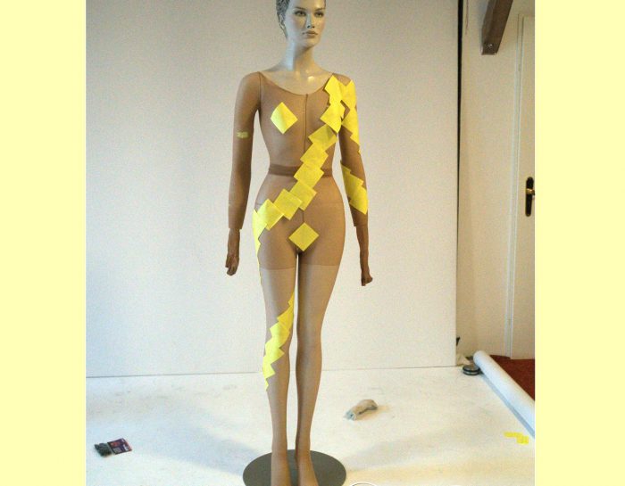 Making-Of: Post-It-Outfit